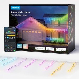 Smart RGBIC Icicle Lights for Holiday Decor