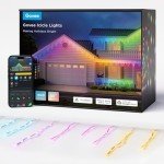 Govee Smart RGBIC Outdoor Icicle Lights 33ft