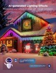Govee 99FT Smart RGBWIC Christmas Lights