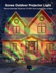 Govee Outdoor Projector Light with Holiday Patterns