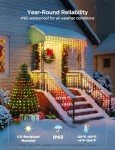 Govee Smart RGBIC Outdoor Icicle Lights 33ft