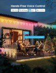 Govee Smart RGBIC Outdoor Icicle Lights 33ft