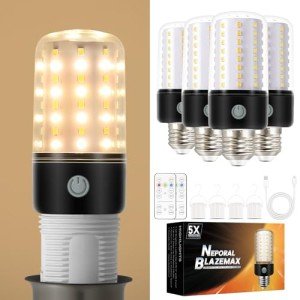 Rechargeable Remote-Controlled Bright Light Bulb