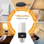 Rechargeable Remote-Controlled Bright Light Bulb