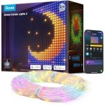 Govee Smart RGBIC LED Curtain Lights - 520 LEDs