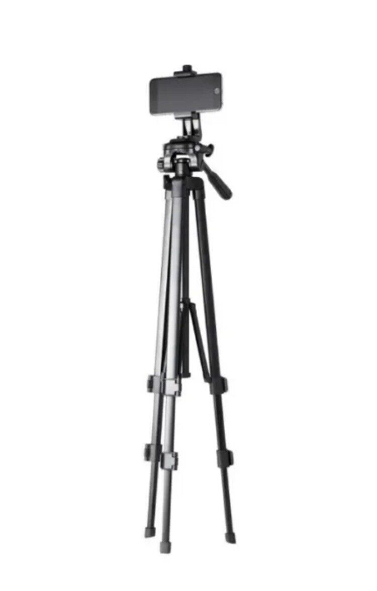 Lightweight 52" Adjustable Aluminum Camera Tripod