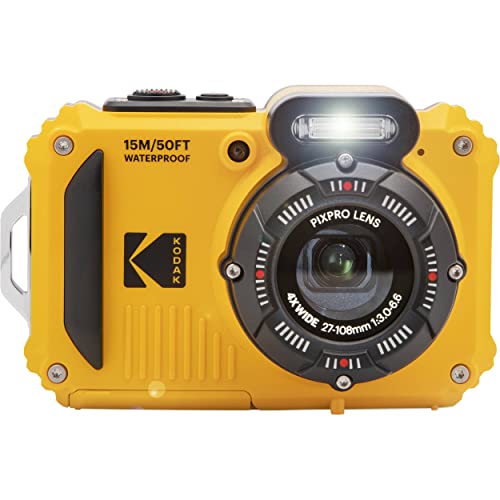 Kodak PIXPRO WPZ2 Camera with Yellow Case & 32GB Card