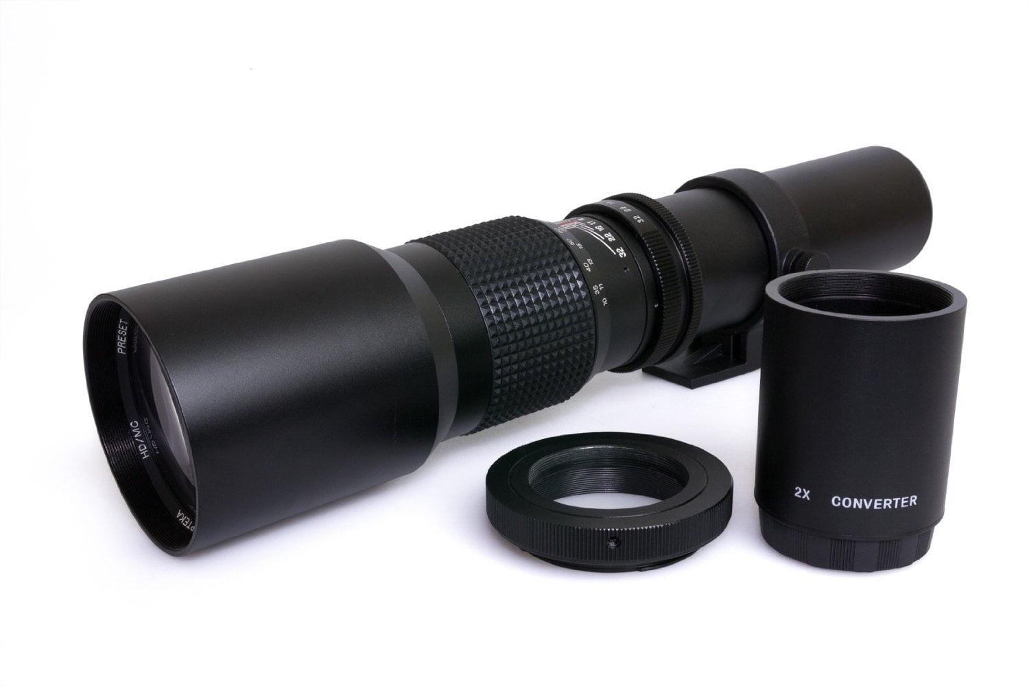 Opteka 500mm/1000mm f/8 Telephoto Lens for Nikon