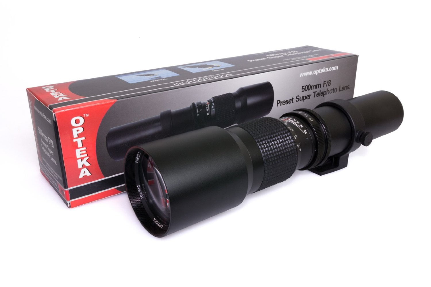 Opteka 500mm/1000mm f/8 Telephoto Lens for Nikon