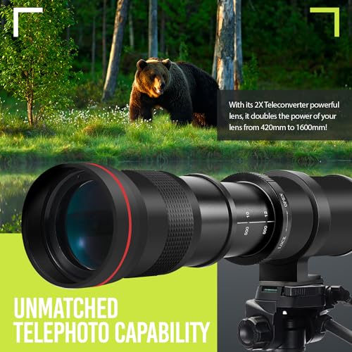 420-1600mm f/8.3 HD Telephoto Lens for Canon