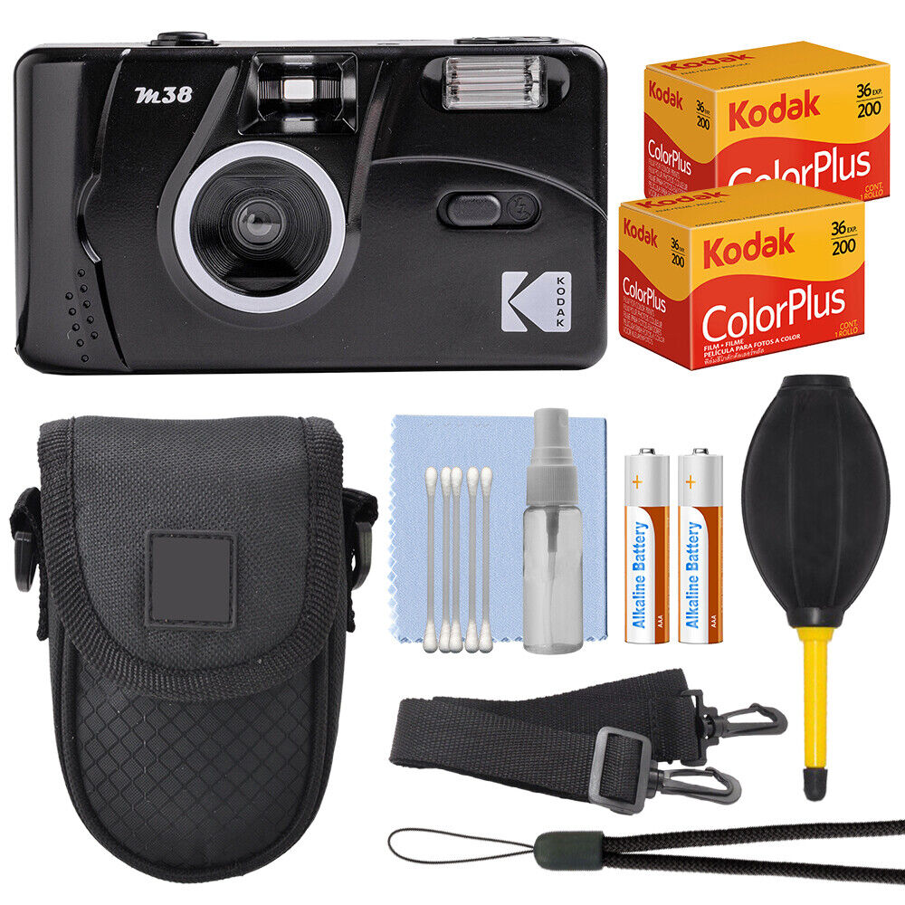 Kodak M38 35mm Film Camera Bundle with Flash