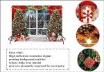 Winter Christmas Backdrop for Kids' Parties 7x5ft