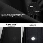 5x7ft Solid Black Photography Backdrop Curtain