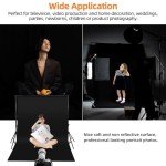 Collapsible Black Photography Backdrop 5x6.5ft