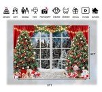 Winter Christmas Backdrop for Kids' Parties 7x5ft