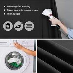 5x7ft Solid Black Photography Backdrop Curtain