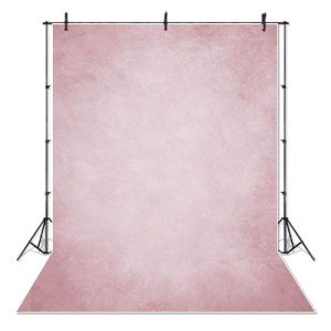 Mocsicka Pink Photography Backdrops Pink Texture Abstract Photo Backdrop Vintage Headshot Portrait Background for Photography Studio Props (Pink, 5x7ft)