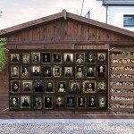 Halloween Portrait Backdrop Banner Horror Decorations - Haunted Banner Gothic Mansion Portraits Backdrop Banner Change Face Halloween Party Decoration