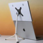 Kado Portable Monitor Stand Adapter Bracket Plate Tripod, Wall Mount Arm Mount 1/4" Screw Hole to 100x100mm 75x75mm Universal, Tripod Camera Stand for Desktop Monitor Portrait/Landscape Mode