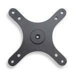 Kado Portable Monitor Stand Adapter Bracket Plate Tripod, Wall Mount Arm Mount 1/4" Screw Hole to 100x100mm 75x75mm Universal, Tripod Camera Stand for Desktop Monitor Portrait/Landscape Mode