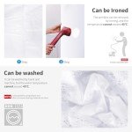 8FTX10FT White Backdrop for Photography, White Backdrop for Photoshoot - Photo Backdrop Curtain, Perfect White Screen Backdrops for Party Portrait Photoshoots Video Studio