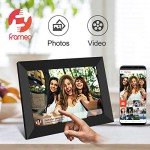 32GB FRAMEO 10.1 Inch Smart WiFi Digital Photo Frame 1280x800 IPS LCD Touch Screen, Auto-Rotate Portrait and Landscape, 32GB Memory, Share Moments Instantly via Frameo App from Anywhere 2 Pack