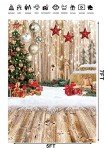 LTLYH 7x5ft Christmas Photography Backdrop Winter Snow Wood Wall Photo Backgrounds Christmas Baby Kids Party Decorations Portrait Cake Table Banner Photo Studio Props 196