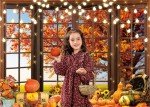 LIANNE 7x5FT Fall Window Backdrop Thanksgiving Backdrops Autumn Harvest Background Fall Party Photo Studio Portrait Shoot Supplies