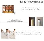 LIANNE 7x5FT Fall Window Backdrop Thanksgiving Backdrops Autumn Harvest Background Fall Party Photo Studio Portrait Shoot Supplies