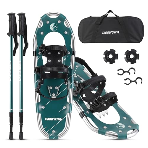Lightweight 3-in-1 Snowshoe Set with Trekking Poles