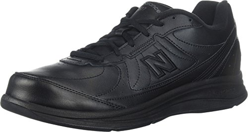 New Balance Men's Black Lace-up Walking Shoes
