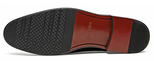 Men's Black Leather Lace-up Chelsea Chukka Boots