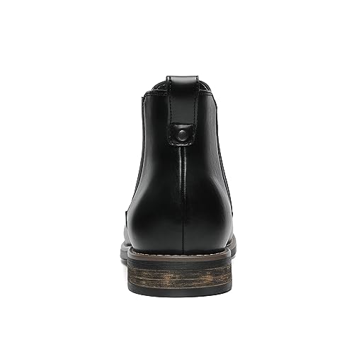 Bruno Marc Men's Black Chelsea Ankle Boots