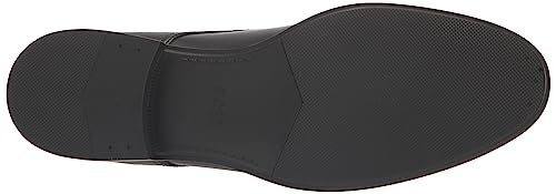 BOSS Men's Black Leather Derby Dress Shoe Oxford