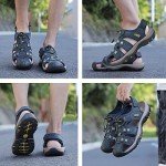 Colorful Men's Closed Toe Sport Hiking Sandals