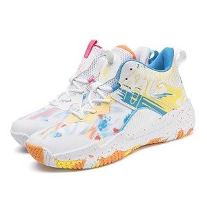 Colorful High Rebound Basketball and Running Sneakers