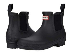 Hunter Men's Chelsea Rain Boot in Black