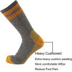 Colorful Cushioned Merino Wool Socks for Men