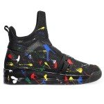 Colorful High Top Sneakers for Men - Size 11