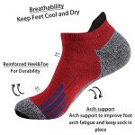 Colorful Ankle Athletic Socks for Men - 6 Pairs