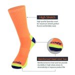 Colorful Men's Athletic Crew Socks - 6 Pack