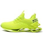 Fluorescent Green Men’s Athletic Running Sneakers