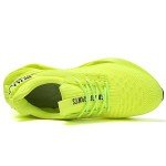 Fluorescent Green Men’s Athletic Running Sneakers