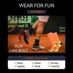 Colorful Men's Athletic Crew Socks - 6 Pack