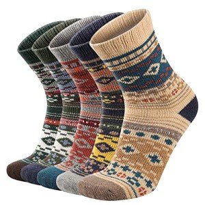 Cozy Thick Wool Socks for Winter Adventures
