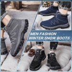 Men's Colorful Warm Winter Snow Boots Size 10