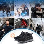 Men's Colorful Warm Winter Snow Boots Size 10