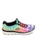 Skechers Women's Black and Multi Color Sneakers