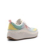 Colorful Chunky Platform Sneakers for Women 7.5