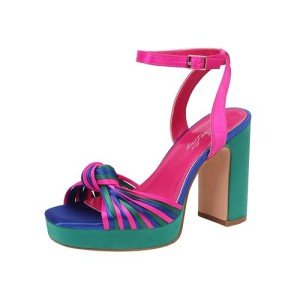 Colorful Women's Open Toe Bowknot Platform Sandals